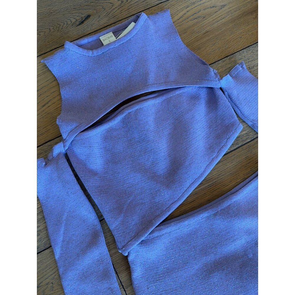 Baobab Violeta Knit Mini Dress Violet Purple Womens Size Small - Picture 10 of 14